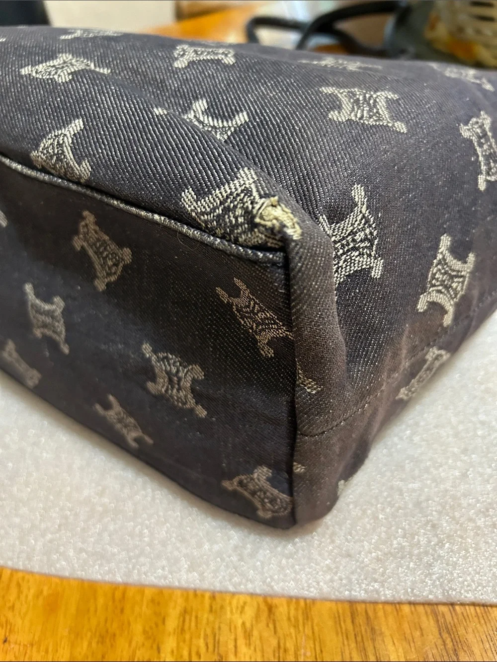 Celine Large Denim Tote Bag